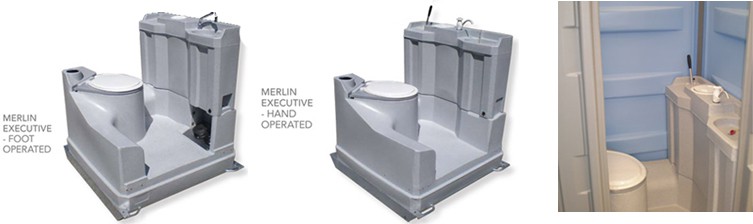 Merlin Executive Portable Toilet Internal